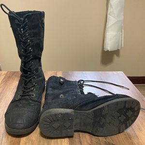 Black Combat Boots